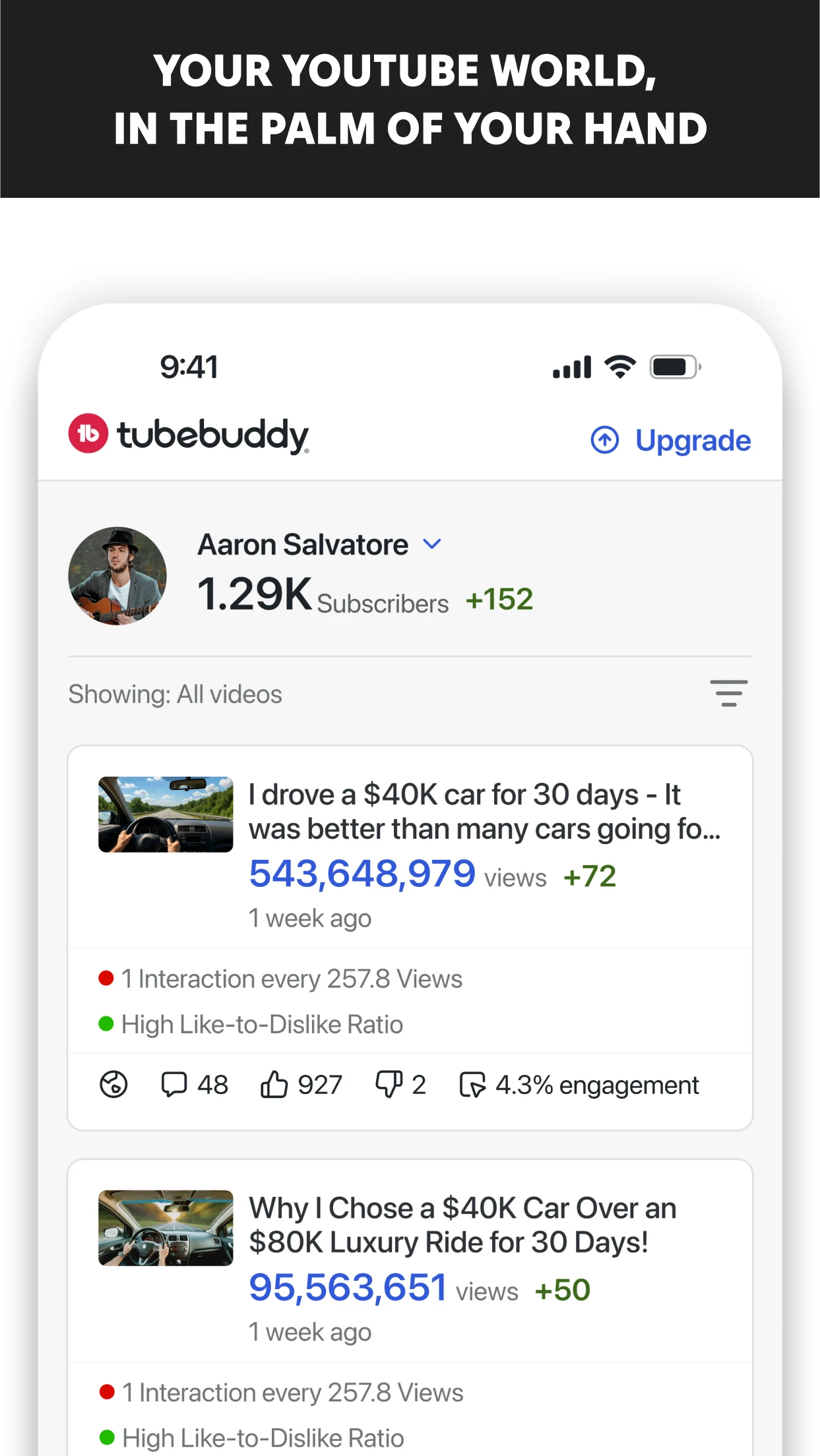 TubeBuddy screenshot
